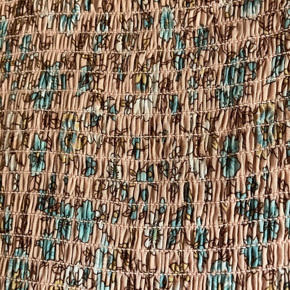 Floral Smocked Maxi Dress - Picture 5 of 6